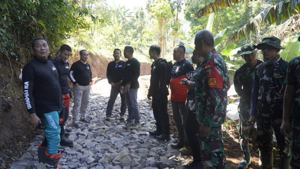 Pastikan  Kegiatan TMMD sesuai Rencana, Bupati Madiun bersama Dandim Tinjau Lokasi