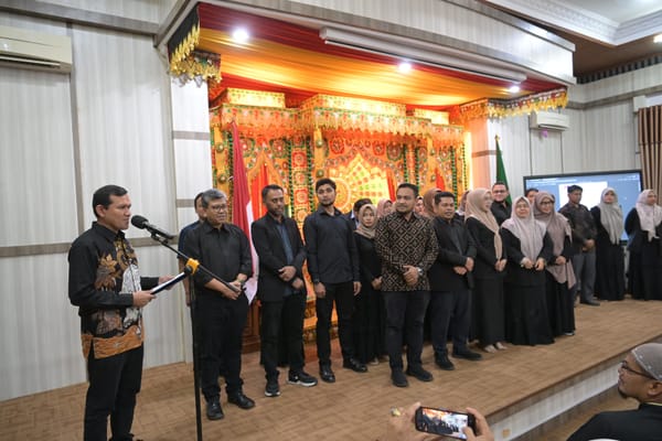 Wagub Aceh Kukuhkan Pengurus Aceh Australian Alumni Periode 2025 - 2028