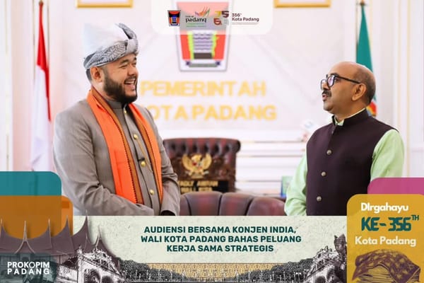 Pemko Padang Buka Peluang Kerjasama Dengan Universitas di India