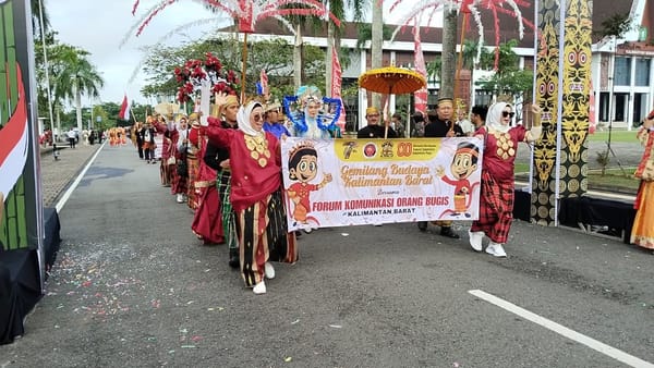 Karnaval Budaya Satukan Pontianak di HUT ke-80 RI