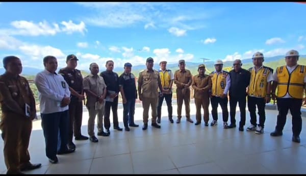 Wagub Maluku tinjau Bendungan Way Apu. Rampung Sesuai Rencana