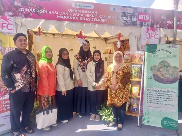 Dinas Koperasi dan Usaha Mikro Kabupaten Jember Dukung UMKM Meriahkan JFC 2025