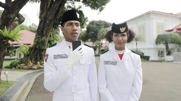 Dua pelajar asal Papua Bangga Sebagai Anggota Paskibra di Istana Merdeka Jakarta