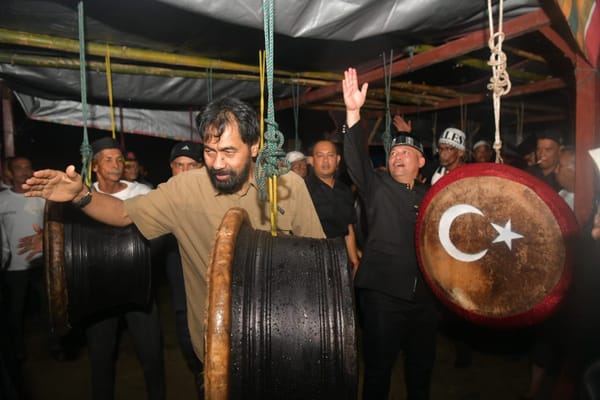 Tabuh Rapai Pasee, Gubernur Mualem Buka Aceh Perkusi 2025