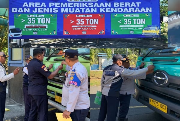 Dishub Banyuwangi Aktifkan Jembatan Timbang di Luar Pelabuhan Ketapang
