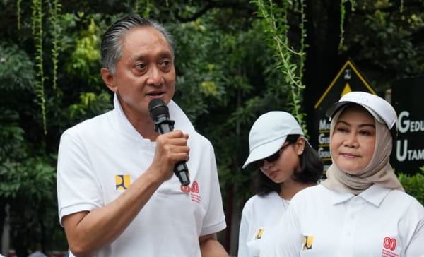 Meriahkan HUT ke-80  Kemerdekaan RI, Menteri PU Jalan Sehat Dan Buka Festival Merdeka