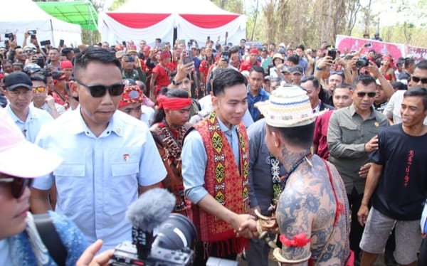 Wapres Gibran Rakabuming Raka Kunjungi Kampung Pangalangok Jilah di Kecamatan Toho