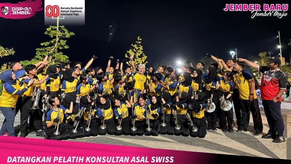 Jember Marching Band Datangkan Pelatih Asal Swiss, Siap Bertarung Di Malaysia World Band Competition 2025
