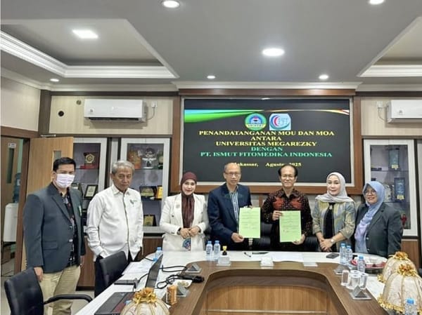 Kerjasama Universitas Megarezky Dengan PT Ismut Fitomedika Indonesia Mendukung Pengembangan Riset Herbal