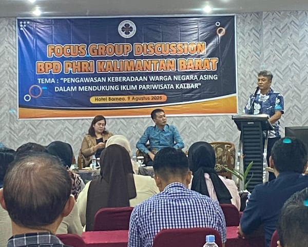 PHRI Kalbar Jalin Komunikasi Proaktif  dengan Kepolisian dan Imigrasi Dalam Pengawasan WNA
