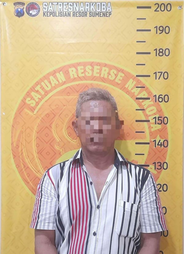 Satresnarkoba Polres Sumenep Amankan Tersangka dan 32 pocket Sabu di Sapeken