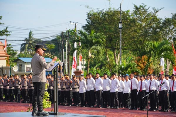 Pimpin Apel Pagi, Wakapolda Kaltim Tekankan Program Prioritas Polri untuk Masyarakat
