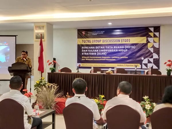Pemkot Ambon Susun RDTR dan KLHS Dorong Investasi Berkelanjutan