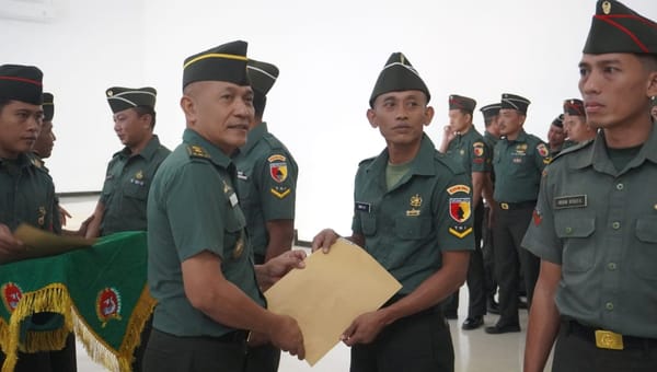 Kodim Sumenep Gelar Tradisi Korp Raport, Enam Personel Dilepas Pindah Satuan