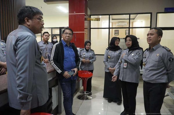 Anggota Komisi XIII DPR Franciscus Maria Agustinus Sibarani Kunjungi Kanwil Kemenkum Kalbar