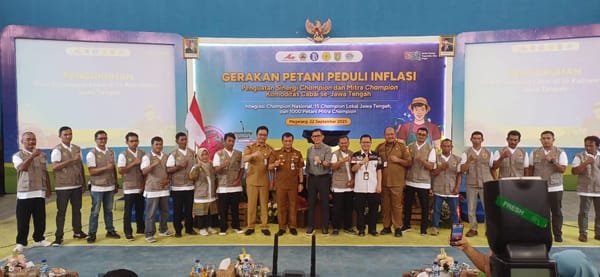 Jateng Jadi Sentral Cabe Nasional Deklarasi Gerakan Petani Peduli Inflasi di Magelang