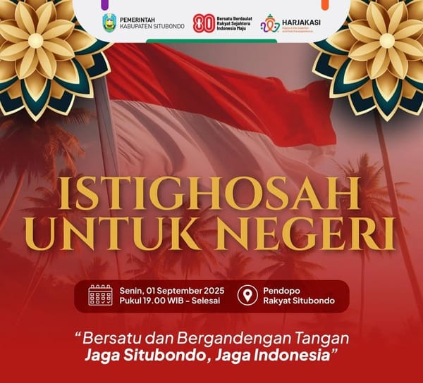 Pemkab Situbondo Gelar Istighosah, Ajak Warga Bersatu Jaga Indonesia