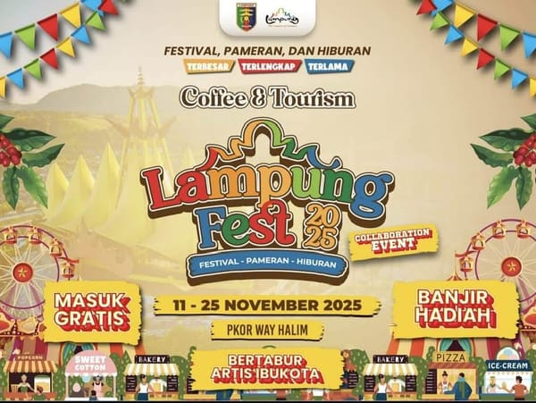 Lampung Fest 2025, Konsep Baru  Metamorfosis PRL dan Gratis