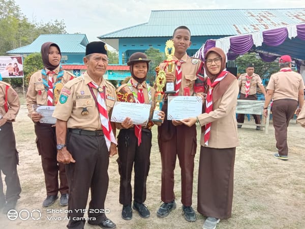 Pramuka MTsN Karimun Raih Juara Umum Kemsar di Kundur