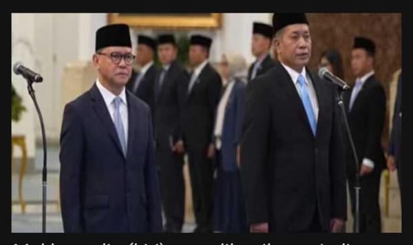Perdana Putra Kalteng, Mukhtarudin Dilantik Presiden Prabowo Jadi Menteri P2MI