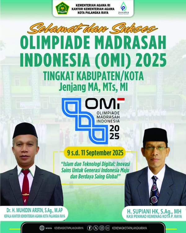 Pacu Prestasi, 202.117 Siswa Ikuti Olimpiade Madrasah Indonesia 2025