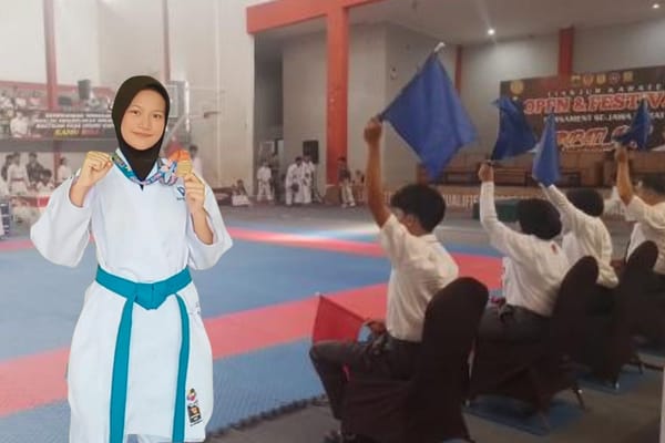 Qonita, Siswi MAN 1 Kota Sukabumi Raih Medali Emas di Ajang Karate Jawa Barat