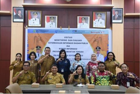 Komisi Informasi Kalteng Lakukan Monev Keterbukaan Informasi di Pulang Pisau