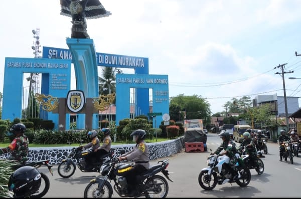 Dan Dim 1002/HST : Patroli Gabungan TNI-Polri dan SatPol PP Jamin Rasa Aman dan Nyaman Masyarakat