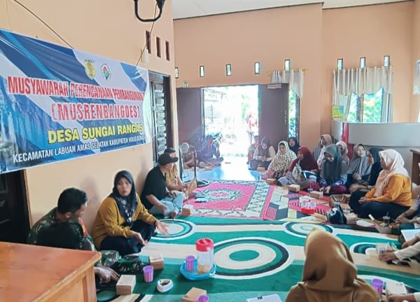 Serda Nano Krismanto Dukung Perencanaan Pembangunan Desa Sungai Rangas