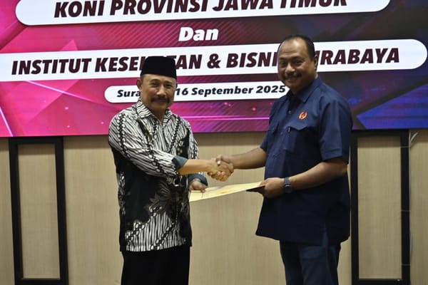 KONI Jatim Kerjasama Dengan IKBIS Dibidang Pendidikan Untuk Atlet Jatim.