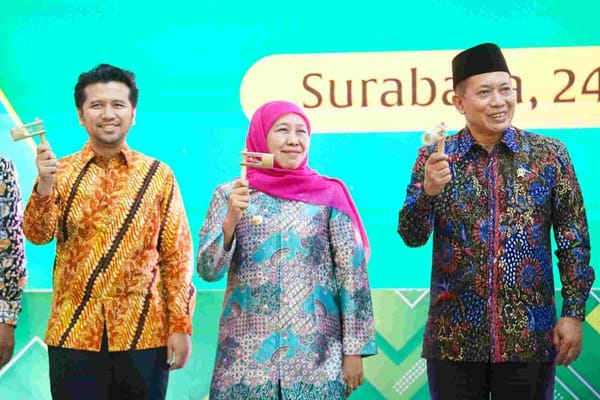 Menteri Koperasi - UKM Dan Gubernur Jatim Membuka Muswil - Dewan Koperasi Indonesia Wilayah Jatim