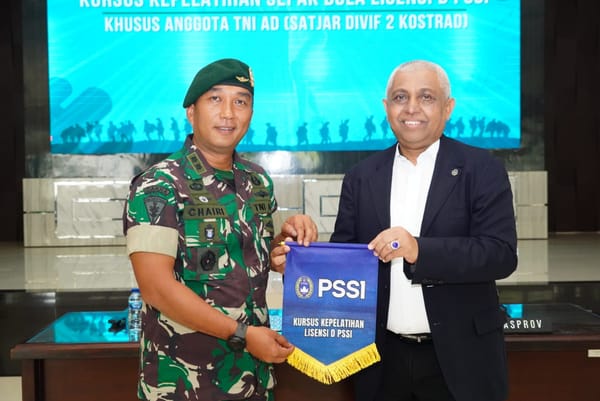 Kostrad Gandeng PSSI, 30 Prajurit Digembleng Jadi Pelatih Sepak Bola Nasional