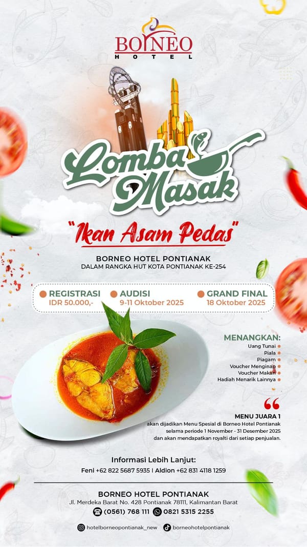 Masakan Ikan "Asam Pedas" Kuliner Tradisional Lokal yang Harus Dilestarikan