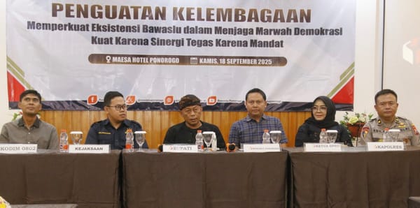 Bawaslu Ponorogo Gelar Diskusi  Penguatan Kelembagaan
