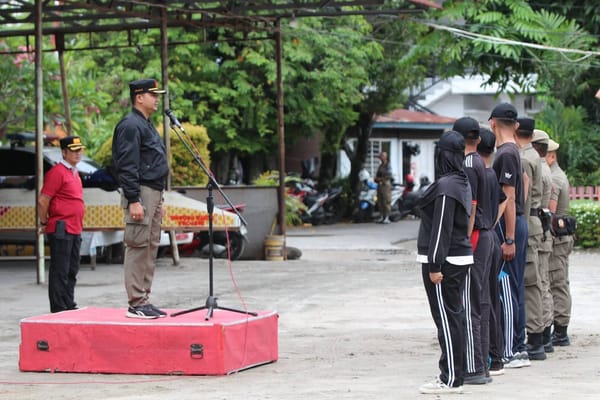 150 Satgas Baru Pol PP Resmi Perkuat Keamanan dan Kenyamanan Kota Padang