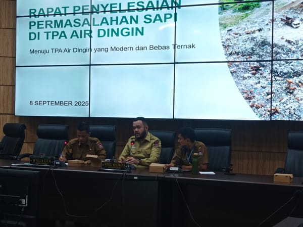 Pastikan TPA Air Dingin Bebas Ternak, Pemko Padang Segera Lakukan Pemagaran