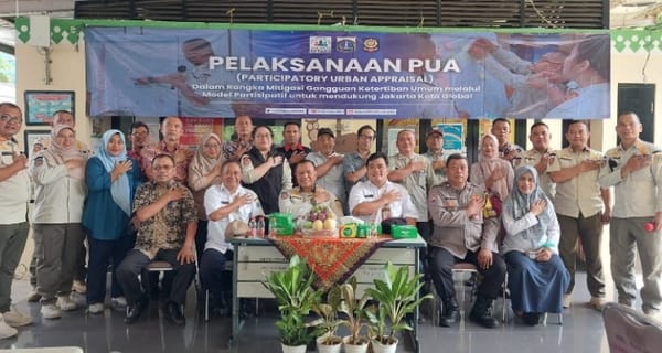 Forum partisipatif Urban Appraisal PUA untuk mitigasi ketertiban umum