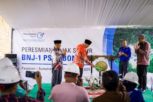 Gubernur Sumbar Mahyeldi, Resmikan Pengeboran Perdana Panas Bumi di Bonjol