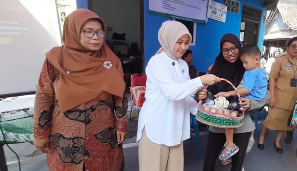 Panen Didpangtan Solo Salurkan Ke Posyandu