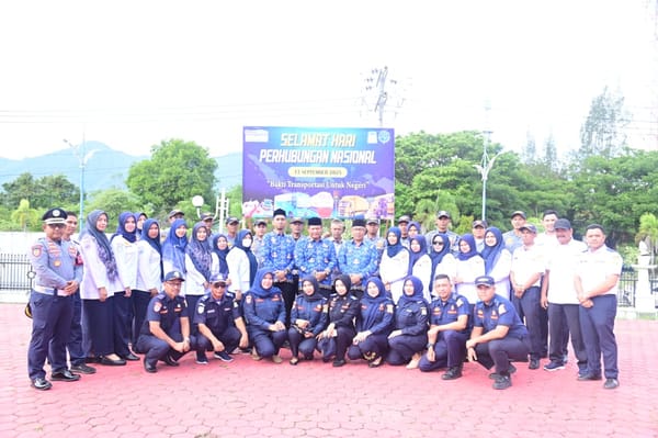 Sekda Bahrul Jamil Irup Peringatan Harhubnas 2025 di Kota Jantho