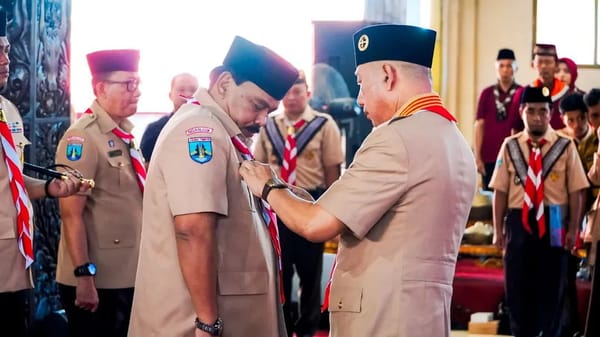 Ketua Kwarda Jatim Lantik Bupati Nganjuk sebagai Kamabicab Pramuka