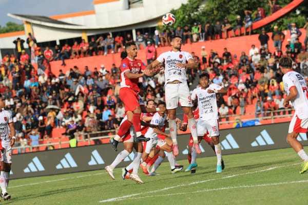 Semen Padang Kembali Kalah di Kandang Sendiri, Ditaklukkan Bali United 1 - 3