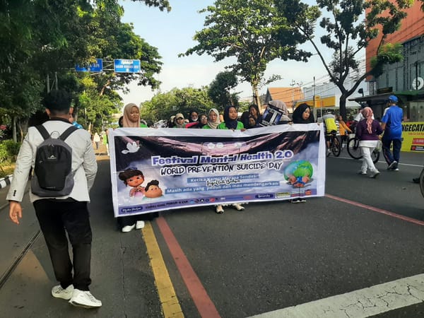 Gaungkan Kesehatan Mental, Di CFD Solo