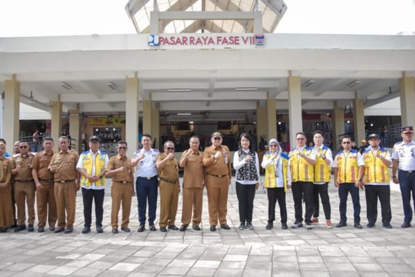 Wamen PU: Pemko Padang Kelola Dengan Baik Pasar Raya Padang Fase VII