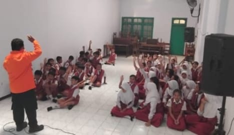 BPBD Jember Menggelar Sosialisasi Satuan Pendidikan Aman Bencana (SPAB) Di Sekolah Dasar