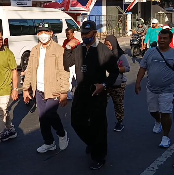 Jalan Sehat RRI Jember Jelang Hari Ulang Tahun ke-80, 11 September 2025