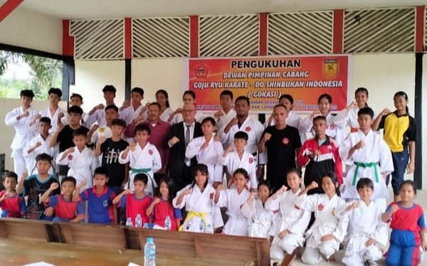 Pengurus Gokasi Kabupaten Landak Resmi Dikukuhkan, Siap Cetak Atlet Karate berprestasi