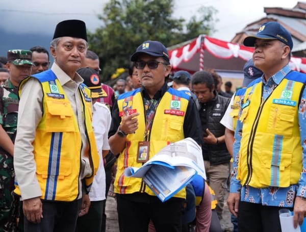 Menteri Dody Instruksikan Prioritaskan Rehabilitasi Infrastruktur Pasca Banjir Bandang Nagekeo NTT