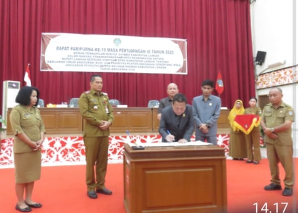 DPRD dan Pemkab Sepakati KUA-PPAS Kabupaten Landak 2026