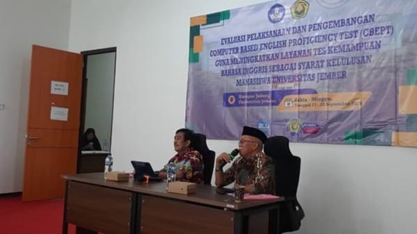 Unit Bahasa Universitas Jember Layani 16 ribu Lebih Mahasiswa Peserta TOEFL, Jauh Lebihi Target